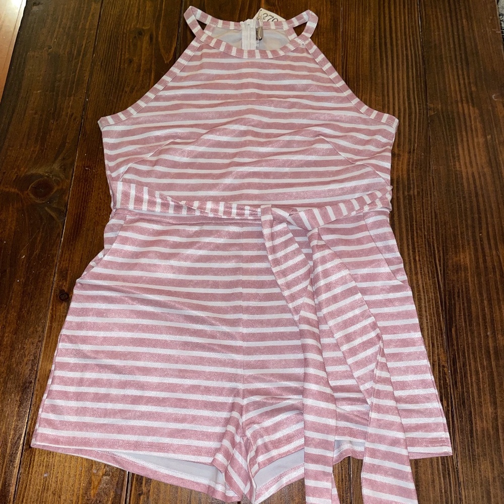 NWT Boutique Striped Romper